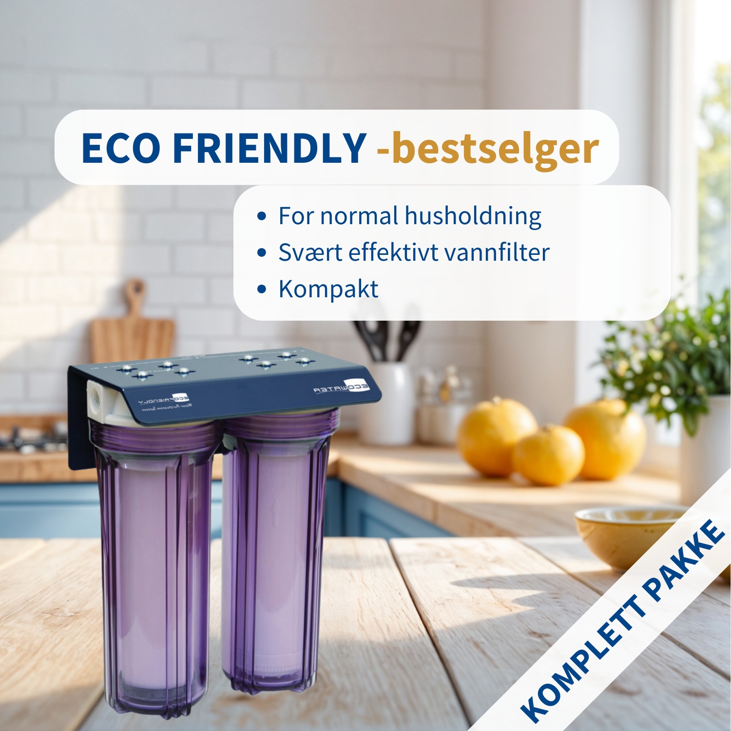 Eco Friendly vannfilter- beste filter til hjem og hytte