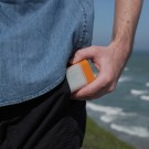 Luftpumpen er liten og får plass i en lomme thumbnail