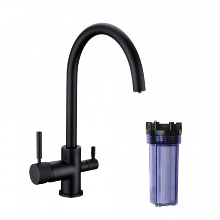 Eco Friendly Light (POU) vannfilter med Esla 3-veis kran