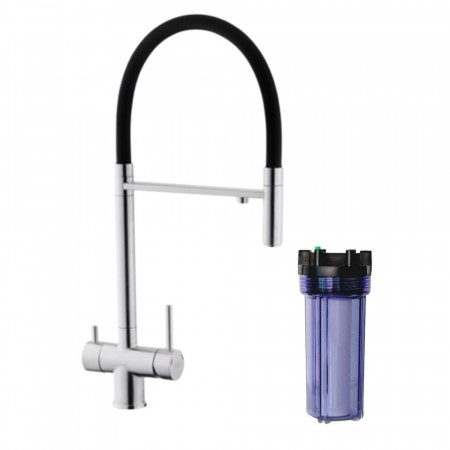 Eco Friendly Light (POU) vannfilter med Una 3-veis kran