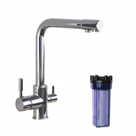 Eco Friendly Light (POU) vannfilter med Ecosoft 3-veis kran
