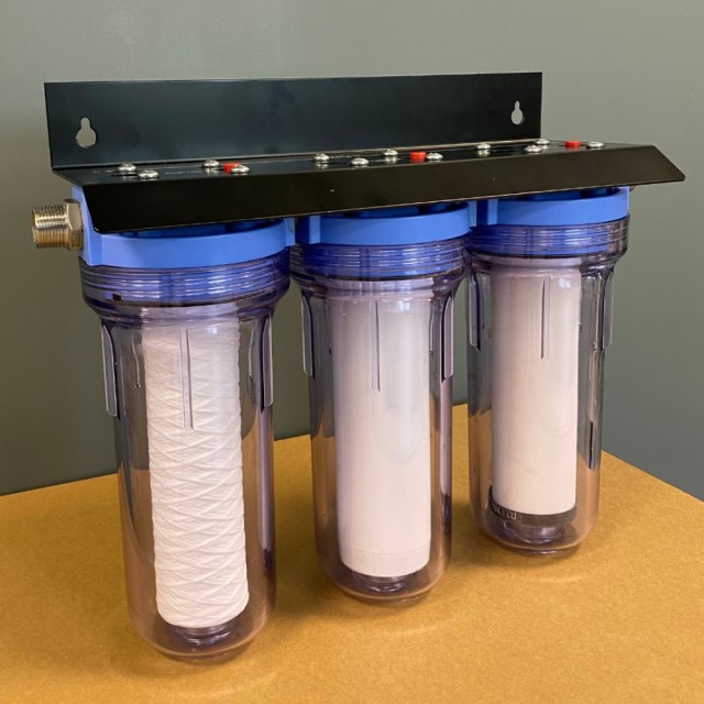 Eco Friendly+ Pro vannfilter; grovfilter, HP filter og keramisk vannfilter