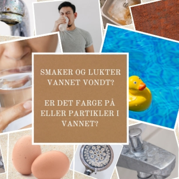 Faktorer som påvirker smak og lukt på vannet