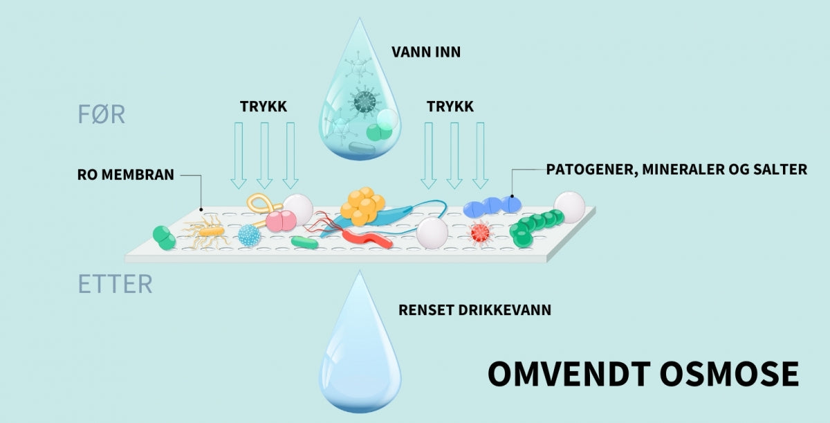 Hva er omvendt osmose?