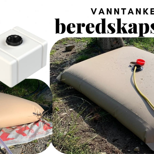 Sikre rent vann i krisetider: Vanntanker for beredskapslager