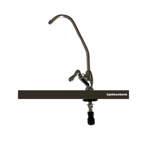 Eco Drikkevannskran montert på en kjøkkenbenk