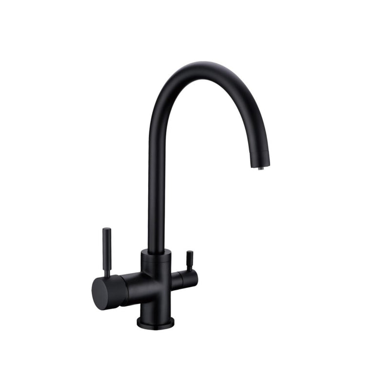 Eco Esla sort treveiskran med to grep og to utløp