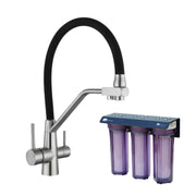 Eco Friendly Plus vannfilter med Queen treveiskran