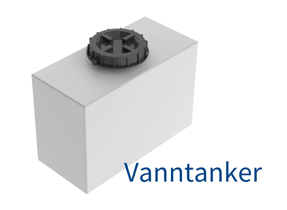 Vanntanker for hytte